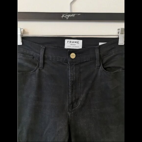 Frame Denim Le High Straight black size 31 - Picture 4 of 7